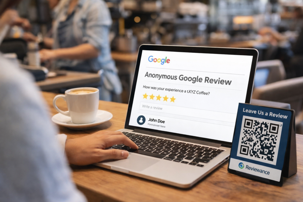How to leave anonymous Google review?